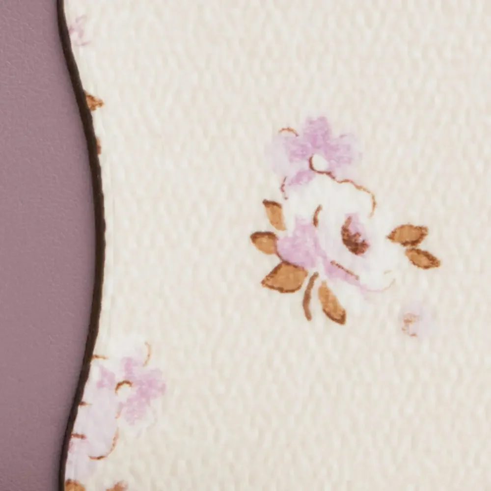 Zip Card Case With Floral Print - Picture 1 of 2